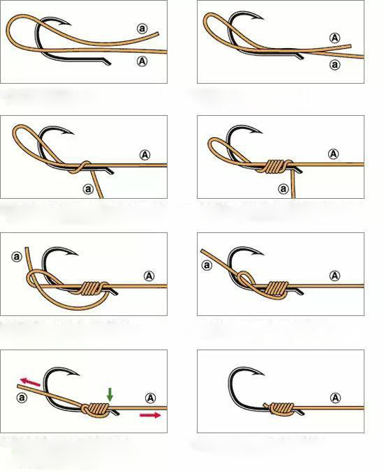 鱼钩的绑法教程图片