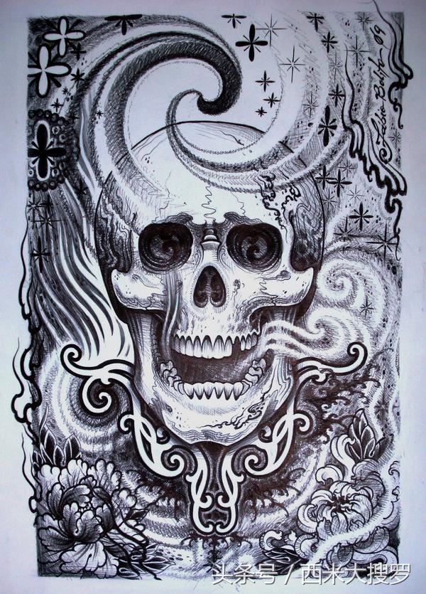 纹身手稿:花臂(下一期:生肖羊)