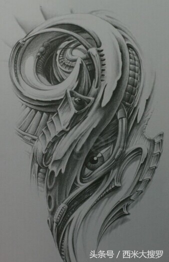 纹身手稿:花臂(下一期:生肖羊)