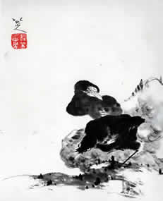 水墨画技法研究之废五笔书写方法探析