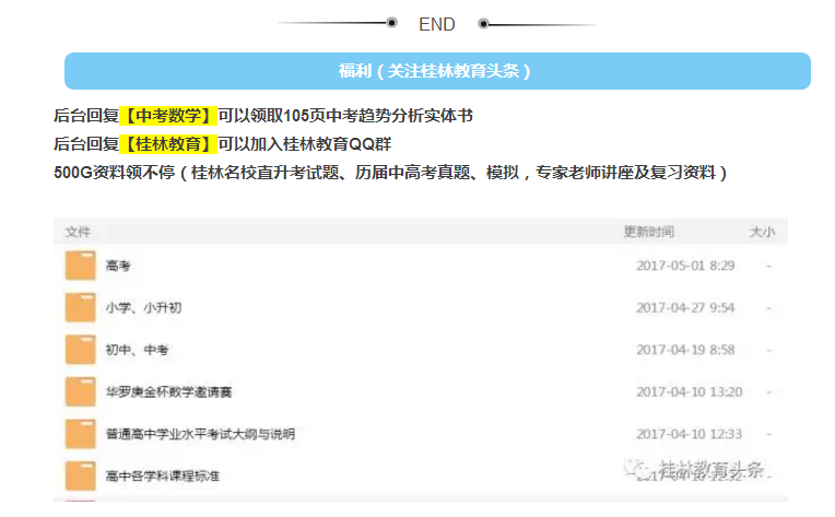 桂林中考时间安排及录取分数线！所有考生和家长请关注！