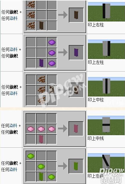 我的世界旗帜图案大全 好看的旗帜图案怎么做