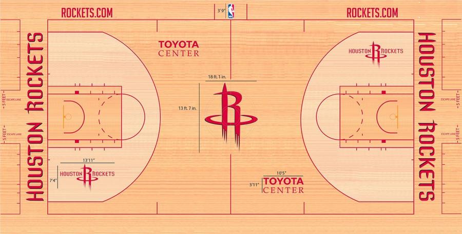 为什么nba雷霆地板是灰的(NBA最丑十大主场地板，火箭公牛躺枪，第一被批惨不忍睹)