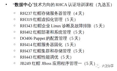 行业客户红帽Linux支持与培训服务整体解决方案