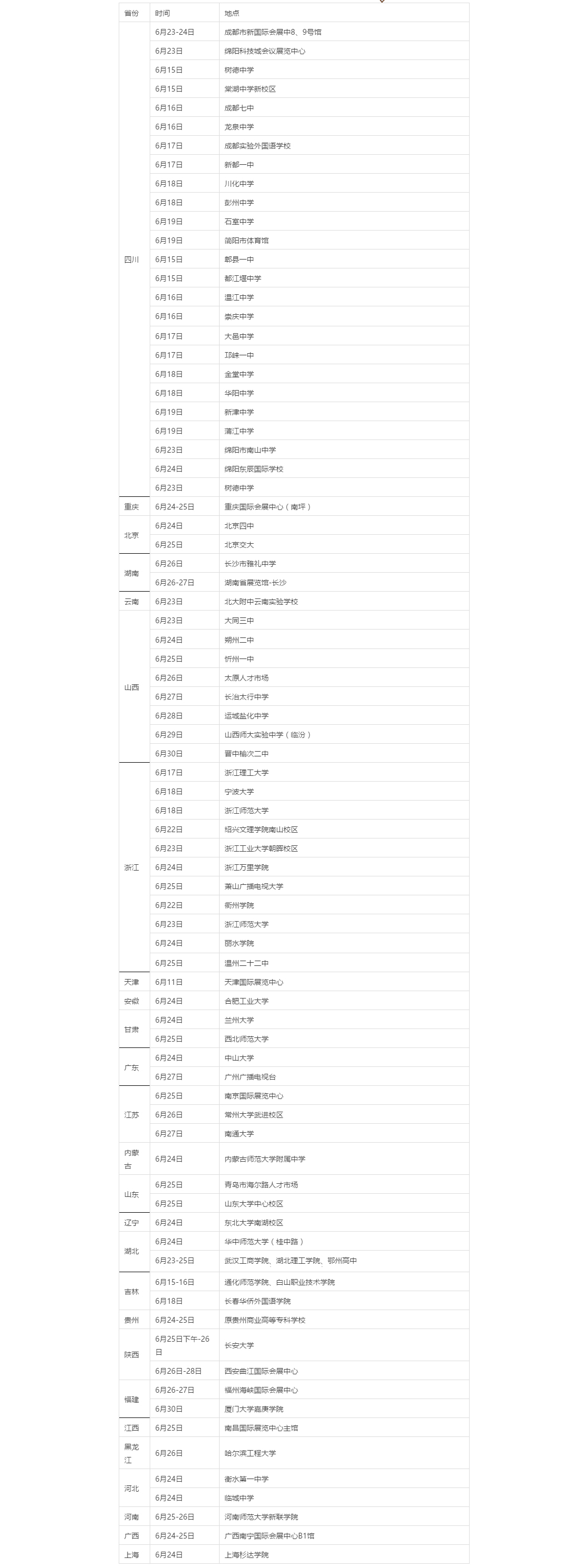 权威发布丨西南交通大学2017年本科招生简章及全国巡展线路