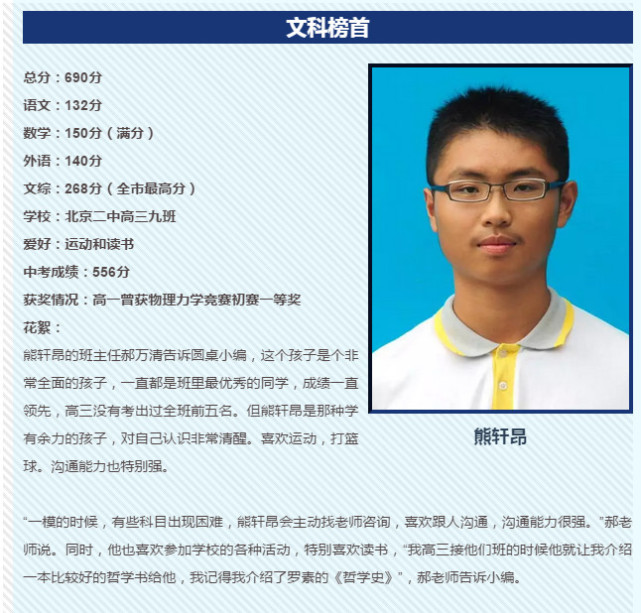 2017各地高考状元公布！分数这么高，一定不是地球人！
