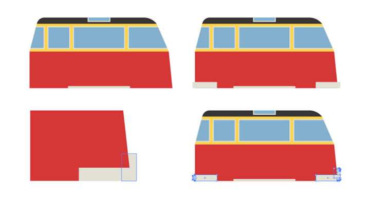 用 Adobe Illustrator 绘制公共汽车图标（图文教程）