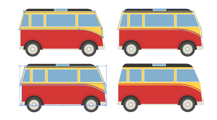 用 Adobe Illustrator 绘制公共汽车图标（图文教程）