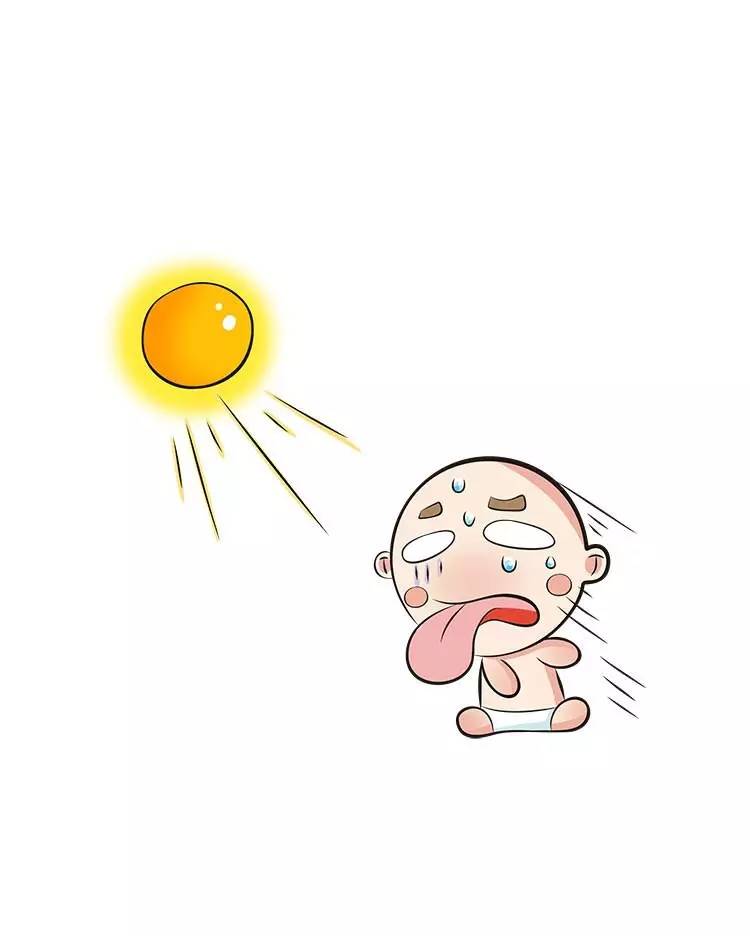 剃了个光头,宝宝头皮经不住晒