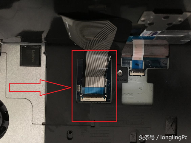 联想E470笔记本电脑键盘拆卸步骤