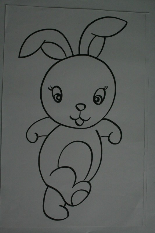 简笔画之蹦蹦的画法