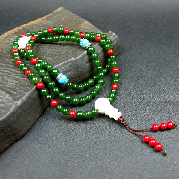 玉石佛珠颗数表示的含义你知道吗?(翡翠珠子加工视频教程) 第1张