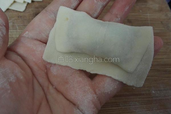 元宝饺子包法
