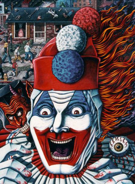 美国一则流行的都市传说将小丑的恐怖之处进行了提炼,大致梗概是,某个
