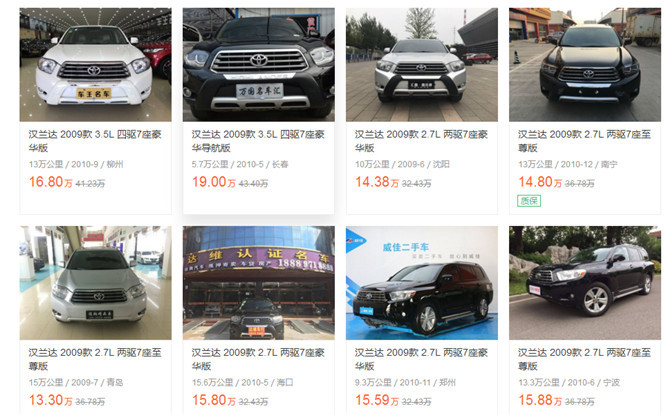 加价的汉兰达，为什么8年后卖12万都无人问津