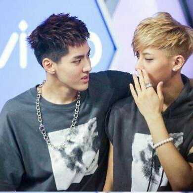 是由吴亦凡(kris)(前成员)与chanyeol(朴灿烈)所组成的王道couple.