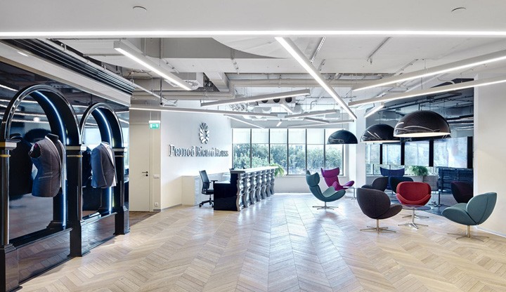 莫斯科法式酒类公司办公室设计，请你来感受浪漫风情