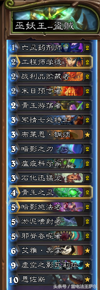 九职业通关巫妖王攻略及卡组