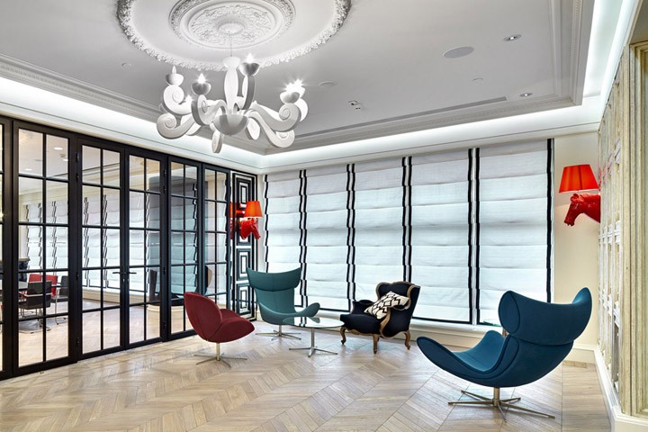 莫斯科法式酒类公司办公室设计，请你来感受浪漫风情