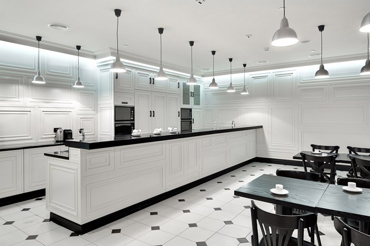 莫斯科法式酒类公司办公室设计，请你来感受浪漫风情