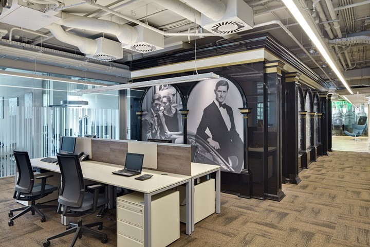 莫斯科法式酒类公司办公室设计，请你来感受浪漫风情