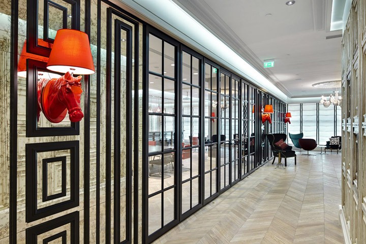 莫斯科法式酒类公司办公室设计，请你来感受浪漫风情