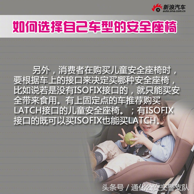 儿童安全座椅两种接口，你会安装吗？