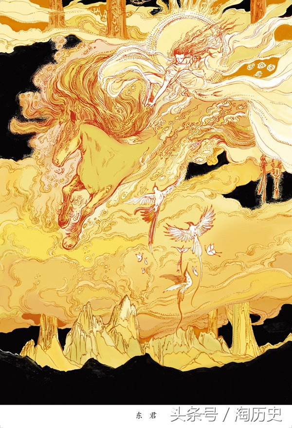 清华鬼才创作的25张《楚辞 》插画，华丽至极，美到窒息