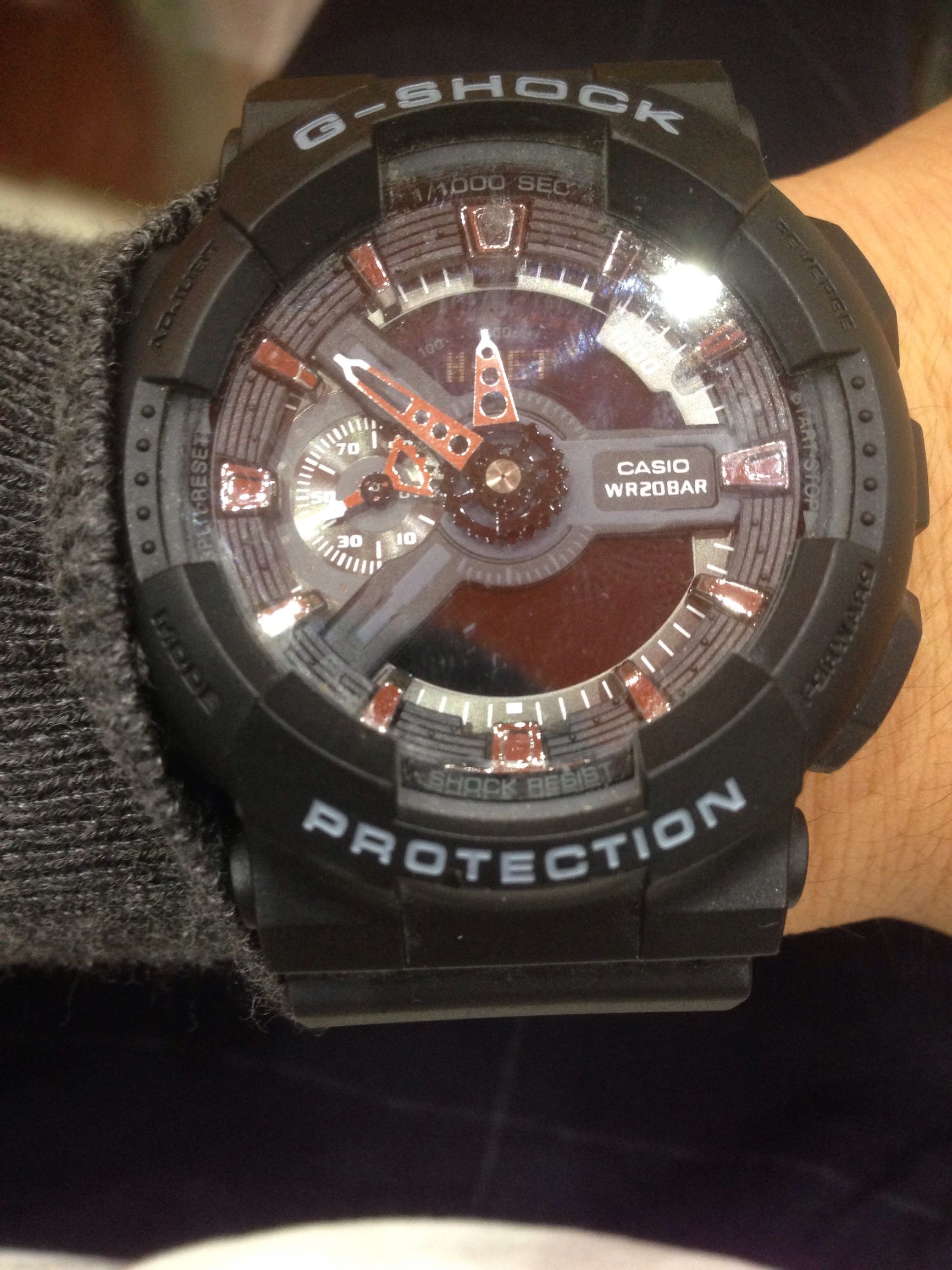 卡西欧G-SHOCK指针与数字不相符怎么调？
