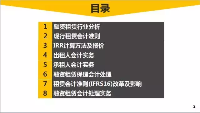 最新课程｜融资租赁会计实务处理及案例精讲（16集）
