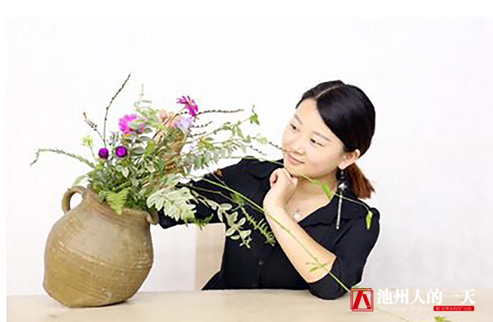 她学花艺12个小时就敢开店，现在却是高级花艺师、二级花艺教师