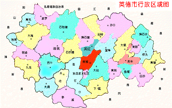 广东英德地图位置图片