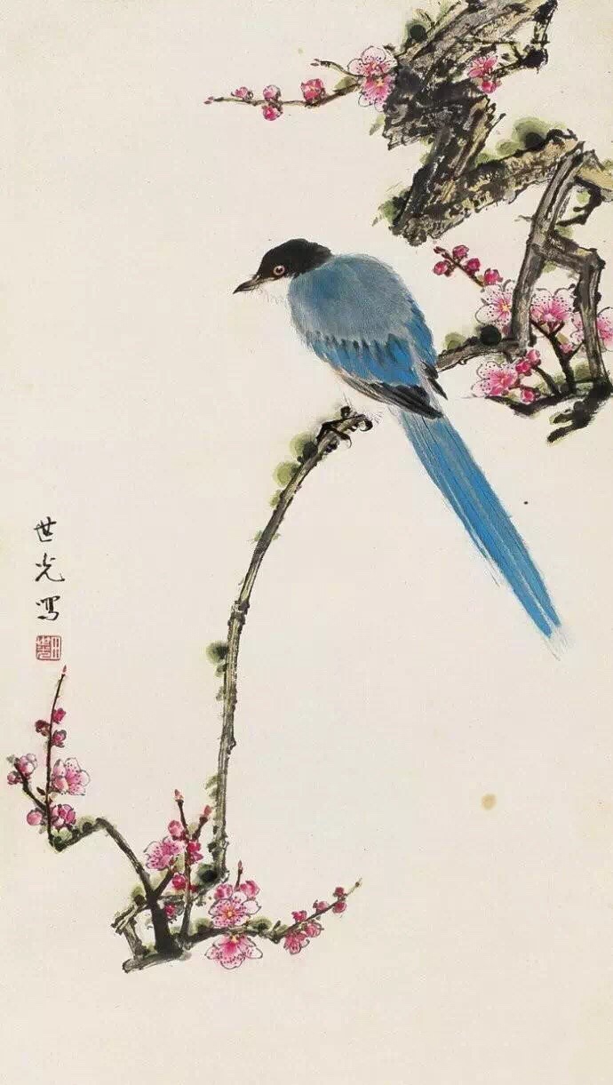 教你一步步画出傲然铁骨身姿苍古的写意梅花