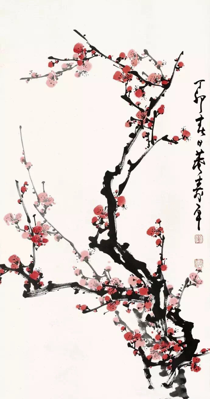 小写意梅花的画法总结就到这里,喜欢的朋友可以收藏,点赞加评论!