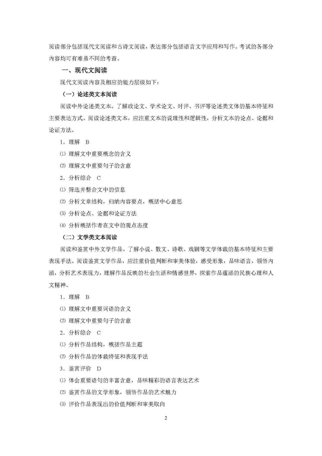 重磅！2018高考考试大纲正式出炉！附语文数学大纲