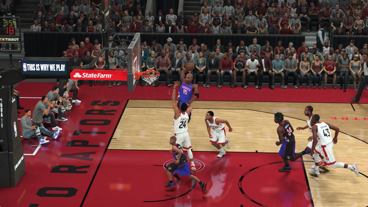 nba2k卡特扣篮动作有哪些(2K18球员玩法介绍：跨世纪的扣篮，文斯·卡特)