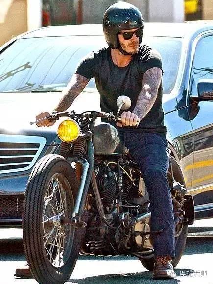 贝克汉姆一个集机车帅气纹身足球奶爸辣妹于一身的男