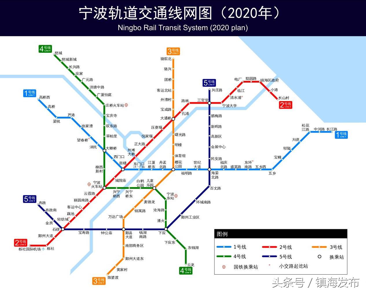 5号线一期镇海段开工、镇海渡改造完成，2018镇海交通有大变化~