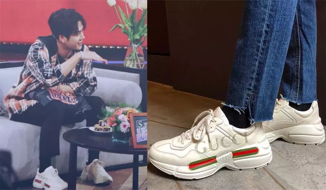 王嘉尔上脚GUCCI“老爹鞋”,陈伟霆脚上的鞋价值7K?