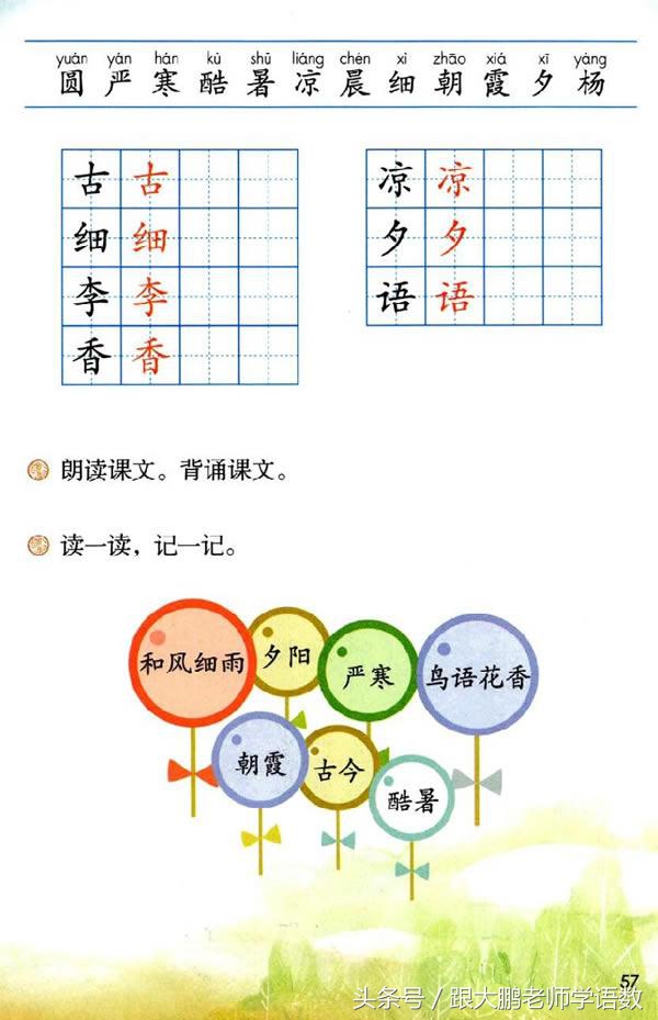 人教部编版一年级语文下册彩色完整版，快来收藏给孩子提前预习吧