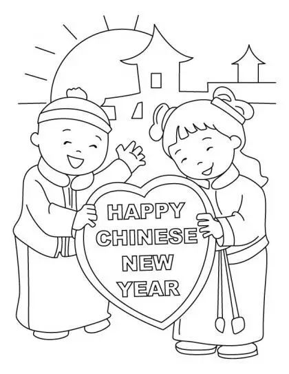 幼儿园简笔画教程|新年的灯笼,鞭炮,拜年等各种过节习俗集合