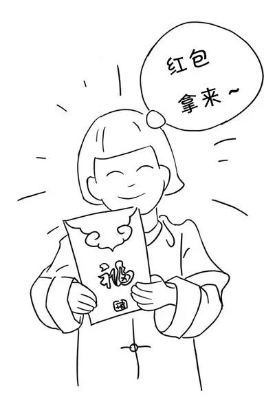 幼儿园简笔画教程|新年的灯笼,鞭炮,拜年等各种过节习俗集合