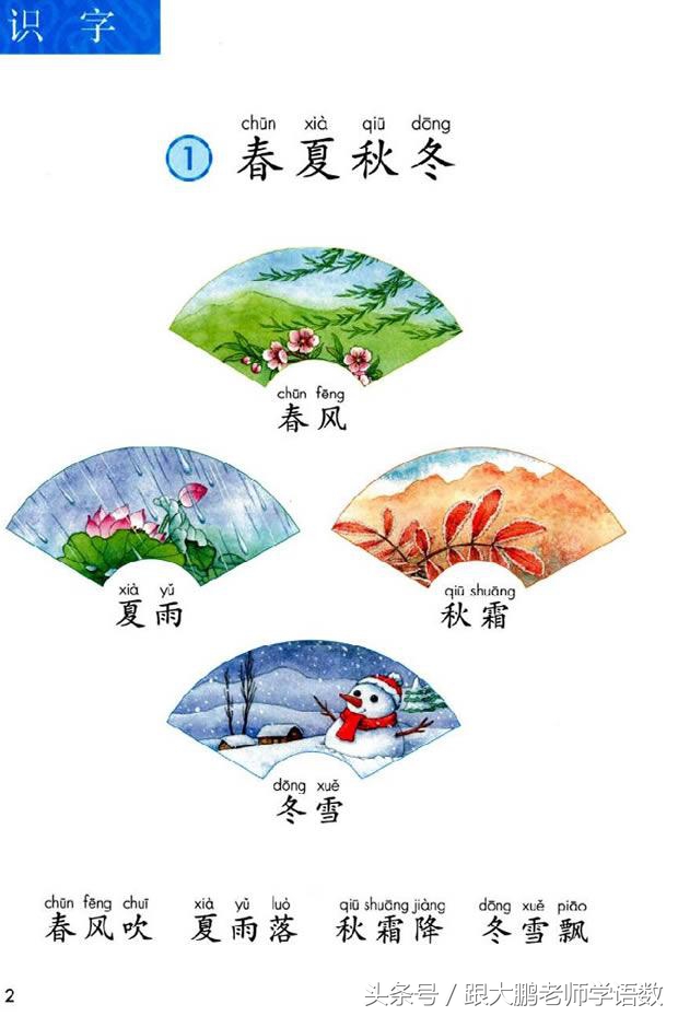 人教部编版一年级语文下册彩色完整版，快来收藏给孩子提前预习吧
