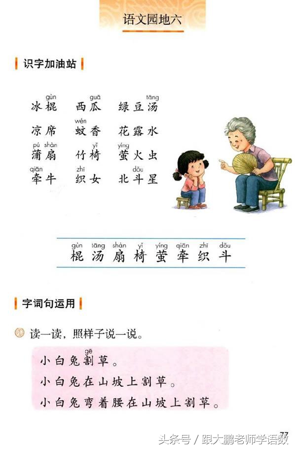 人教部编版一年级语文下册彩色完整版，快来收藏给孩子提前预习吧