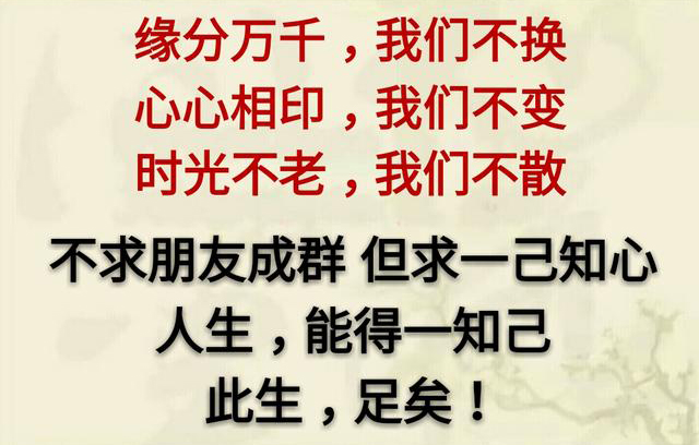 「致朋友」：若，岁月不逝，我们不离；若，时光不老，我们不散