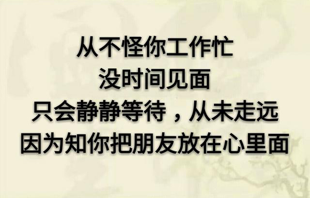 「致朋友」：若，岁月不逝，我们不离；若，时光不老，我们不散