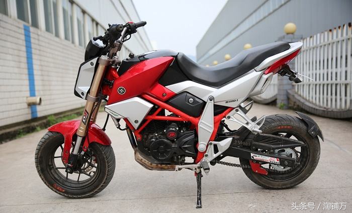 春风狒狒125价格1万左右能买到让女孩子爱不释手的mini摩托车