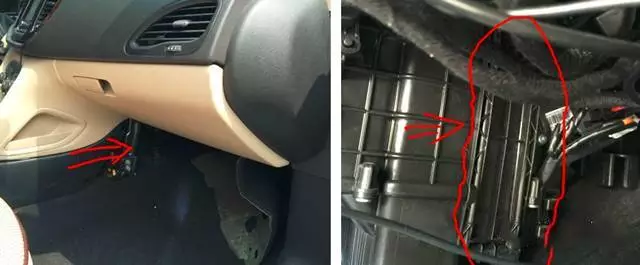 各车型空调滤清器拆装位置
