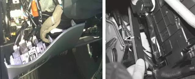 各车型空调滤清器拆装位置