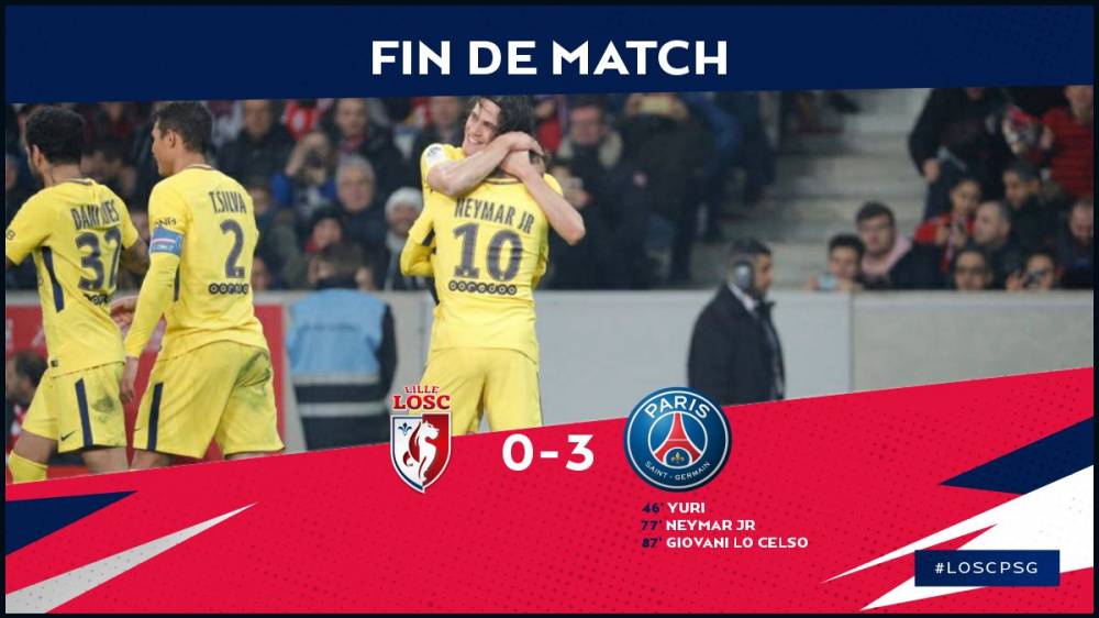 法甲-内马尔破门洛塞尔索神仙球  巴黎3-0胜里尔